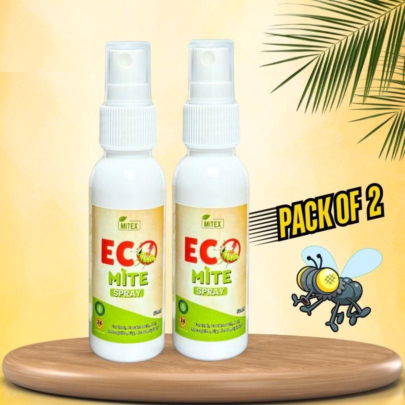 Mitex™ Eco Mite Natural Spray - Say Goodbye to Insects! (Pack of 2) 🐀🦎
