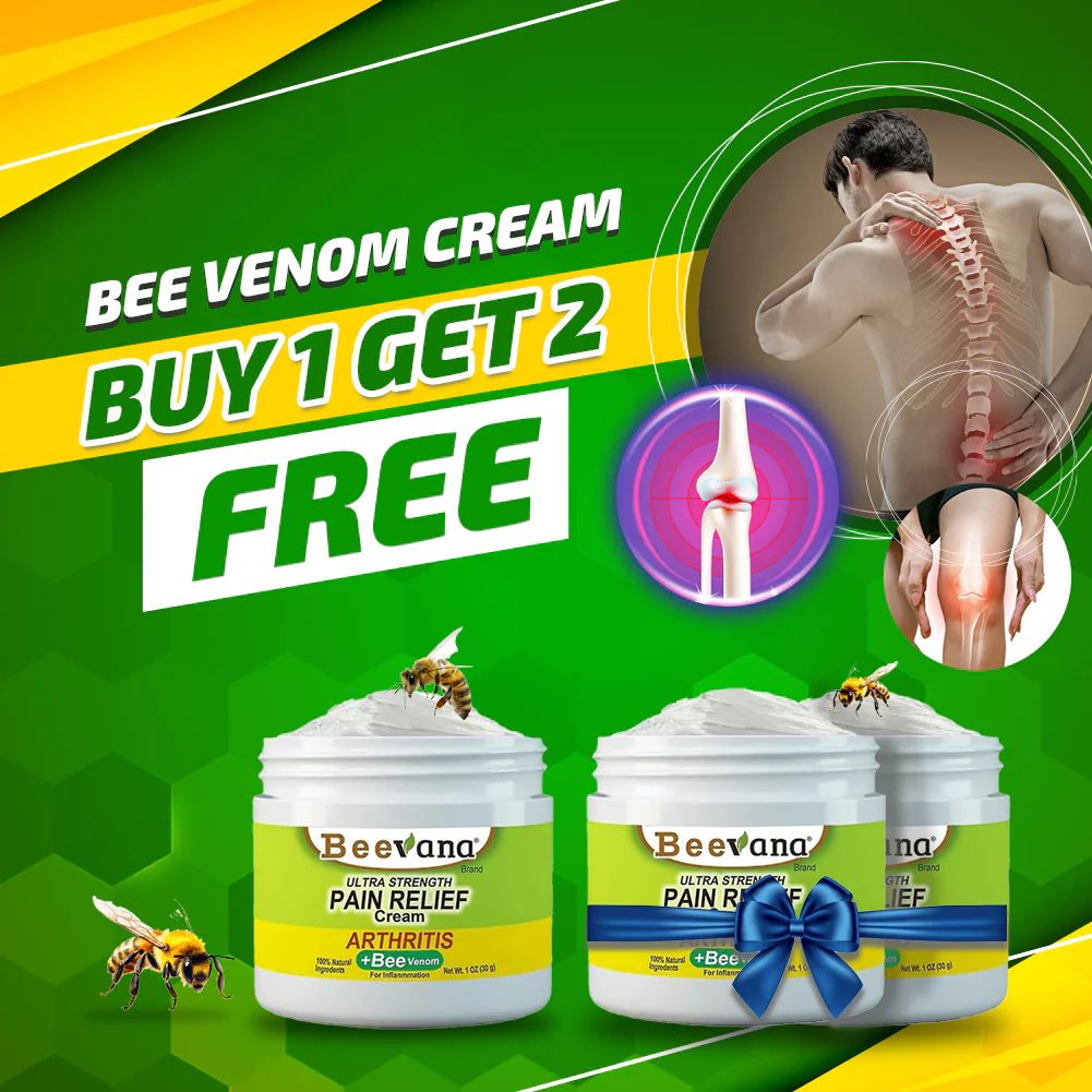 BeeTherapy™ #1 Bee Venom Pain Relief Cream | Buy 1 Get 3 Free (Pack of 4)